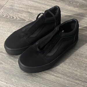 Vans Black Low-Top Sneakers
